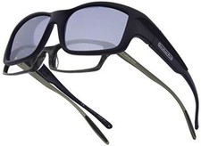 Yamba JP Jonathan Paul Polarized Fitovers - Satin Black - Grey Lens YM001 