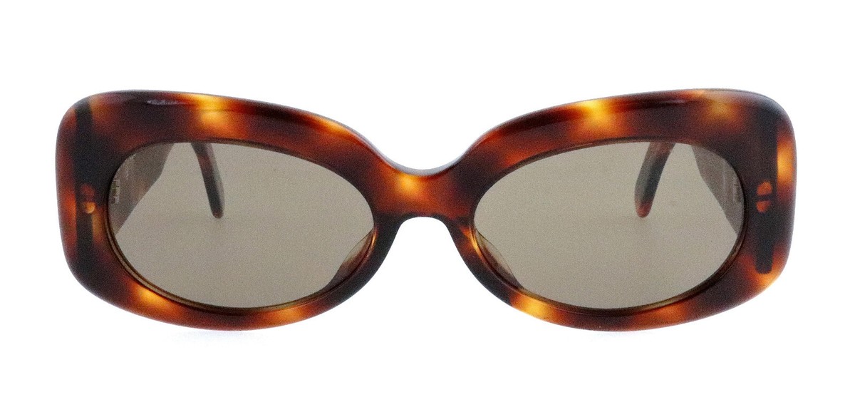 Vintage 1990s CHANEL 05248 91235 Havana Gold CC Cocomark