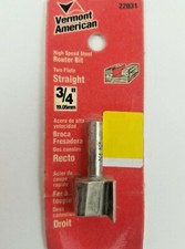 Vermont American 22031, 3/4" Straight Router Bit 