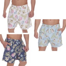 Mens Hawaiian Printed Swimming Shorts Swim Trunks Beach Holiday Summer Swimwear