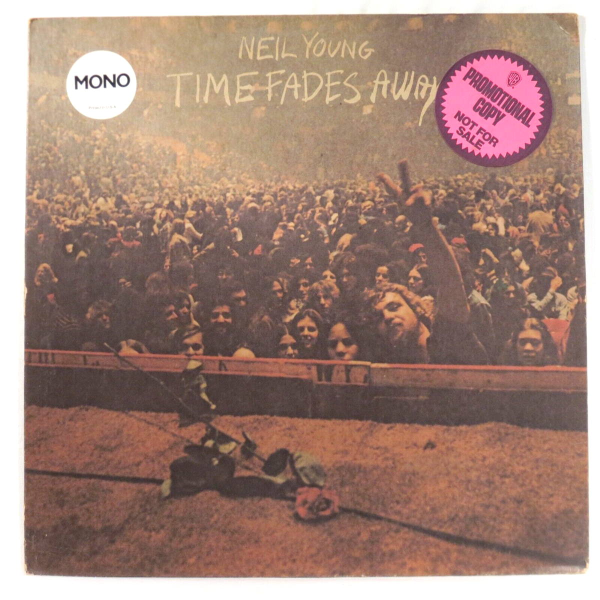 洋楽 Neil Young Time Fades Away Promo US Ori. NEIL YOUNG Time Fades Away VERY RARE 1973 1st US WL Promo MONO LP