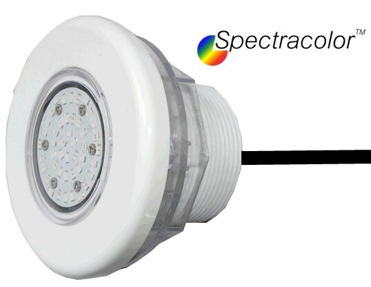 Spot LED piscine pour remplacer un éclairage de spa standard 2 pouces 7W