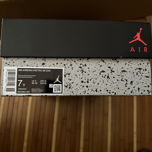 Talla 7 Y - Jordan 4 Retro SE (GS) artesanía baja - Imagen 2 de 11