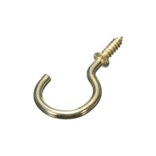L Hook Polished Brass Steel – Heavy Duty Square Cup Hooks For Wall Han – Sisi UK Ltd