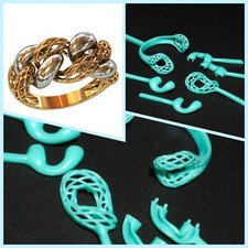Ring Wax patterns for lost wax casting Gold jewelry/injection wax 1 pc  212430