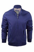Mens Ben Sherman Check Lined Harrington Jacket Mod Ska - Blue Mens Ben Sherman Check Lined Harrington Jacket Mod Ska - Blue