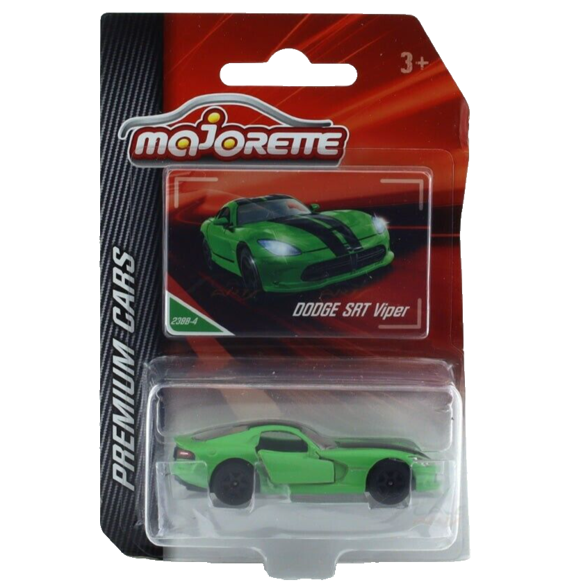 2014 Dodge SRT Viper VX Green Majorette Premium Cars 2022 238B 1