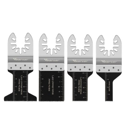 Vearter 4PCS Oscillating Multi Tool Blade Saw Blades Set for Wood Metal 