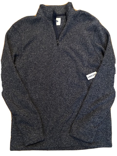 NEW Menâs OLD NAVY 1/4 Zip Fleece Sweater Size L | eBay