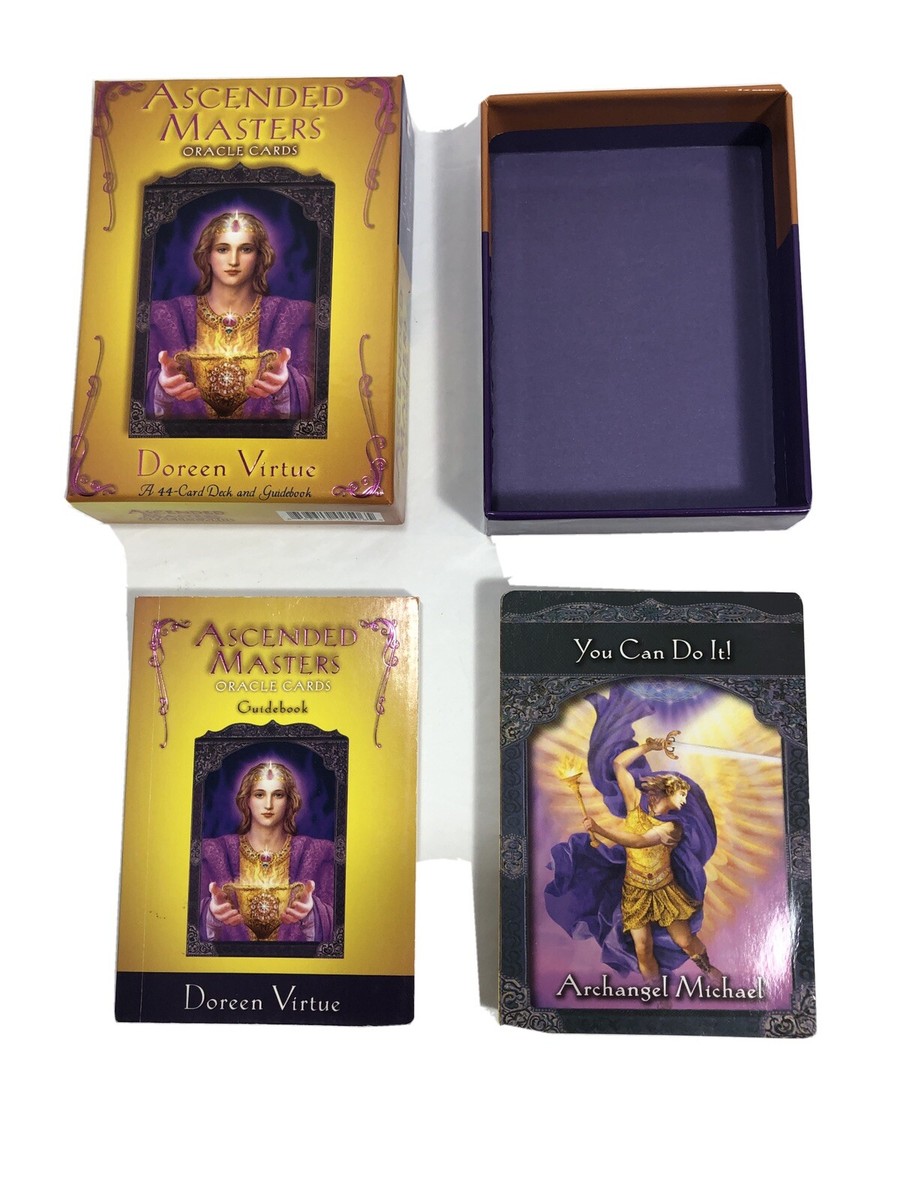 美品ASCENDED MASTERS オラクルカード Doreen Virtue Doreen Virtue Ascended Masters Tarot Cards (out of Print) - Etsy