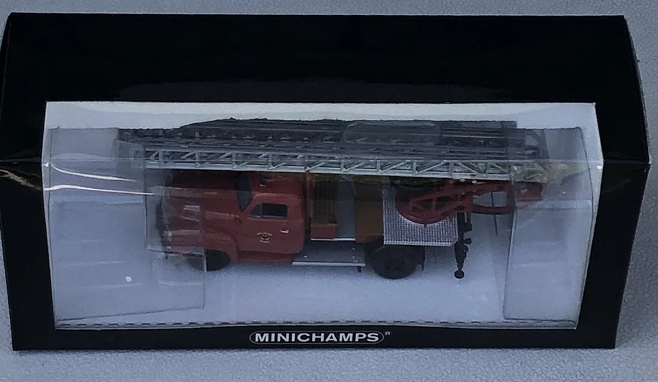 Minichamps Opel Blitz Firetruck Ladder DL18 1:43 - New Unopened Box - Image 2 of 4