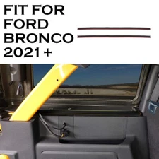 Rear Tail Gate Window Rubber Sweep Weatherstrip Seal Set Fod Ford Bronco 2021+