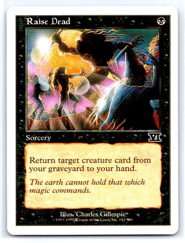Raise Dead 152 Common Classic Sixth Edition Magic: The Gathering Lightly Played