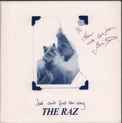 Raz Just Can't Find the Way 7'' Vinyl Single Malabar 1982 Bildhülle Signiert