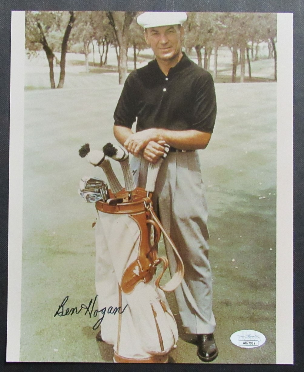 Ben Hogan Autographed Signed 7X10 Photo PGA Champion JSA 186354 