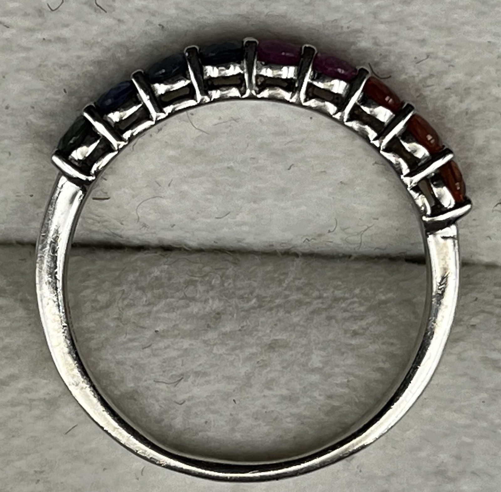 Multicolored Rainbow Sapphire and Ruby Gemstone B… - image 6