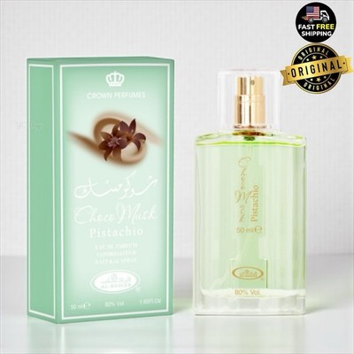 CHOCO MUSK | PISTACHIO | EAU DE PARFUM SPRAY (1.65 OZ) | AL REHAB Made In U.A.E