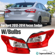 Pair Outer Rear Lamp Brake Tail Light Leftright For Ford 2012-2014 Focus Sedan Pair Outer Rear Lamp Brake Tail Light Leftright For Ford 2012-2014 Focus Sedan