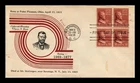 Dr Jim Stamps Scott 823 Ulysses S Grant Block First Day Cover