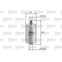 1X Kraftstofffilter Valeo 587205 Passend FüR Ford MERCEDES-BENZ Kayser
