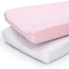 Baby Girl Changing Pad Covers Set of 2 - Ultra Soft Baby Cover   Fits Standar...