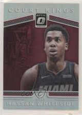 2017-18 Panini Donruss Optic Court Kings Holo Prizm Hassan Whiteside #10 0b0