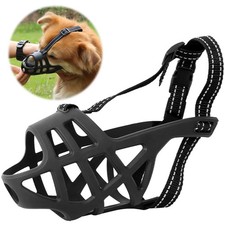 Soft Plastic Dog Muzzle Lightweight Cage Dog Mouth Cover Suitable for Grooming T