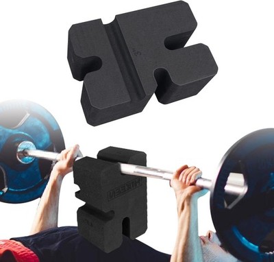 Bench Block Used for Bench Press Training, 4 Adjustable Height Board-Bench Block