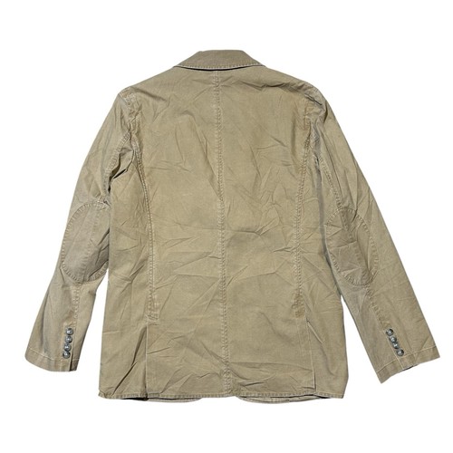LL Bean Sport Blazer Jacke Khaki Herren 38 Reg Ellenbogen Patches Taschen Safari - Bild 3 von 7