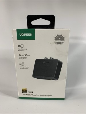 UGREEN Bluetooth Receiver with LDAC, Hi-Res Wireless Audio Adapter. NEW SEALED