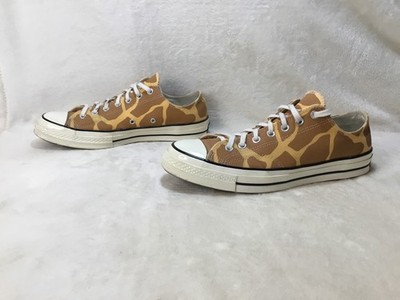 Converse GIRAFFE Men s11 Women s 13  Animal Print Chuck Taylor Shoes