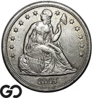 1847 Seated Liberty Dollar, Always In High Demand Early Series, Choice XF