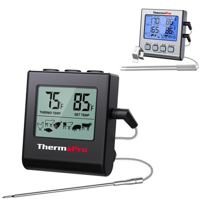 ThermoPro TP17 Dual Probe Digital Cooking Meat Thermometer +ThermoPro TP19... 