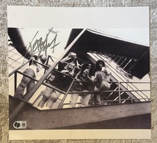 KERRY KING SIGNED SLAYER SEASONS IN THE ABYSS 11x11 ALBUM PHOTO - BECKETT COA