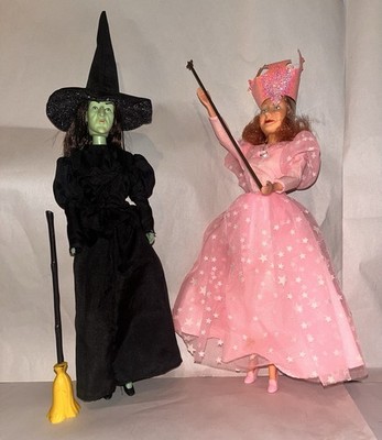 WICKED WITCH & GLINDA THE GOOD WITCH 1988 Multi Toys Wizard Of Oz BOTH COMPLETE