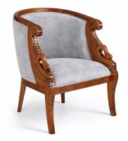Sessel „Empire“ – Mahagoni Stilsessel Im FranzöSischen Empire Stil