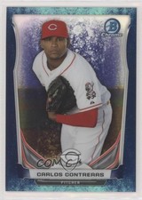 2014 Bowman Chrome Prospects Bubbles Refractor 5/99 Carlos Contreras #BCP7 9pd