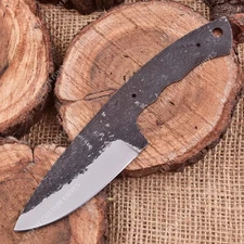 8'' 1095 High Carbon Steel Knife Blank Blade DIY Bushcraft Hunting Knife Making