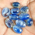 27.40Cts100%Natural Blue Power Kyanite Oval Cabochon loose Gemstones.lot