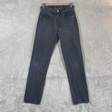 Vtg 80s Levis 501-0658 Black Jeans Mens 31x34 fit 30x33 Made in USA 1984