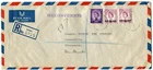 British Postal Agencies E Arabia QEII 1950's opts. on 3 envelopes [126] 4 scans