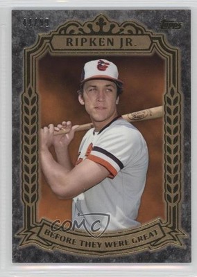 2014 Topps Before They Were Great Gold 44/99 Cal Ripken Jr #BG-18 HOF 0w7