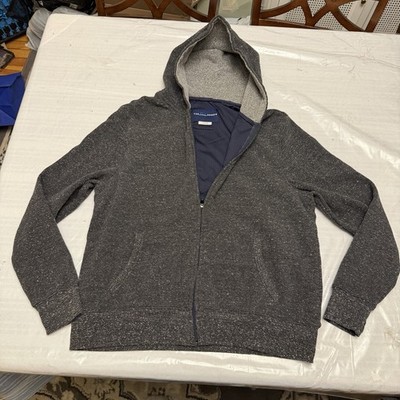 The Dad Hoodie Mens Large Full Zip Hoodie Gray Diaper Bag Alternative $125 MSRP