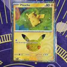 Pikachu 027/128 05/30 Pokemon TCG 30° Celebrazione 30° Anniversario Carta Inglese
