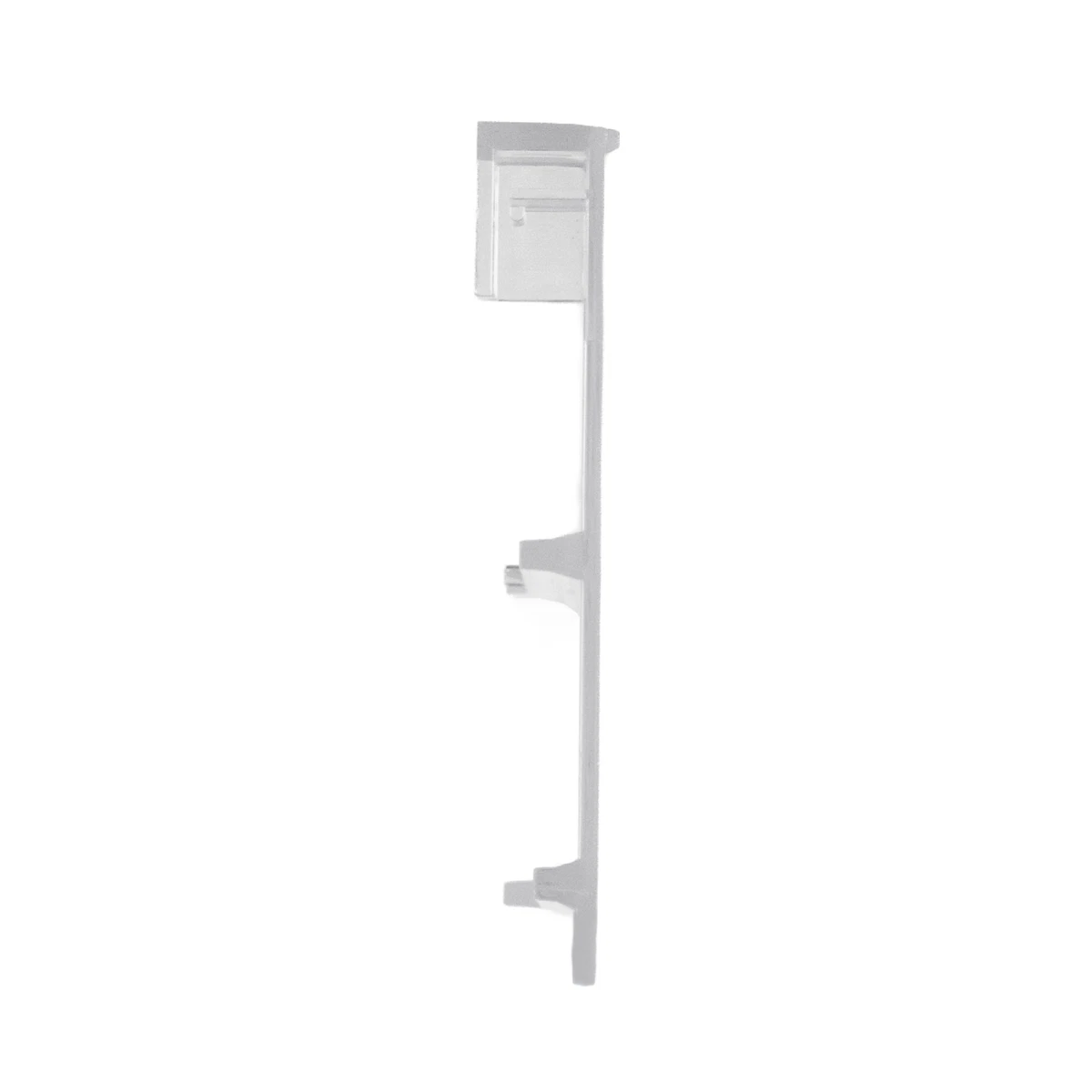 Estante botiquín baño plástico transparente 12.875"x3.625"
