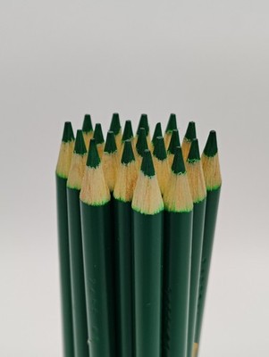 20x GREEN Crayola Colored Pencils Bulk Lot Single Color Art Classroom Supplies 