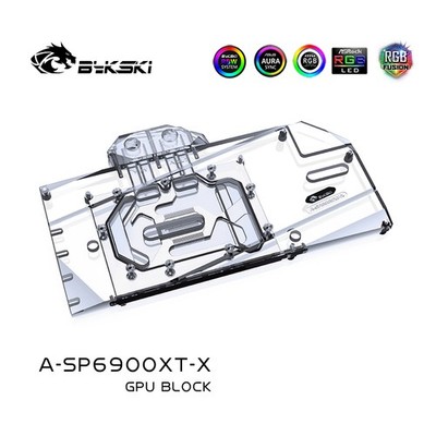 BYKSKI Waterblock Sapphire RX6900XT / 6800XT Nitro+ (inkl. Backplate)