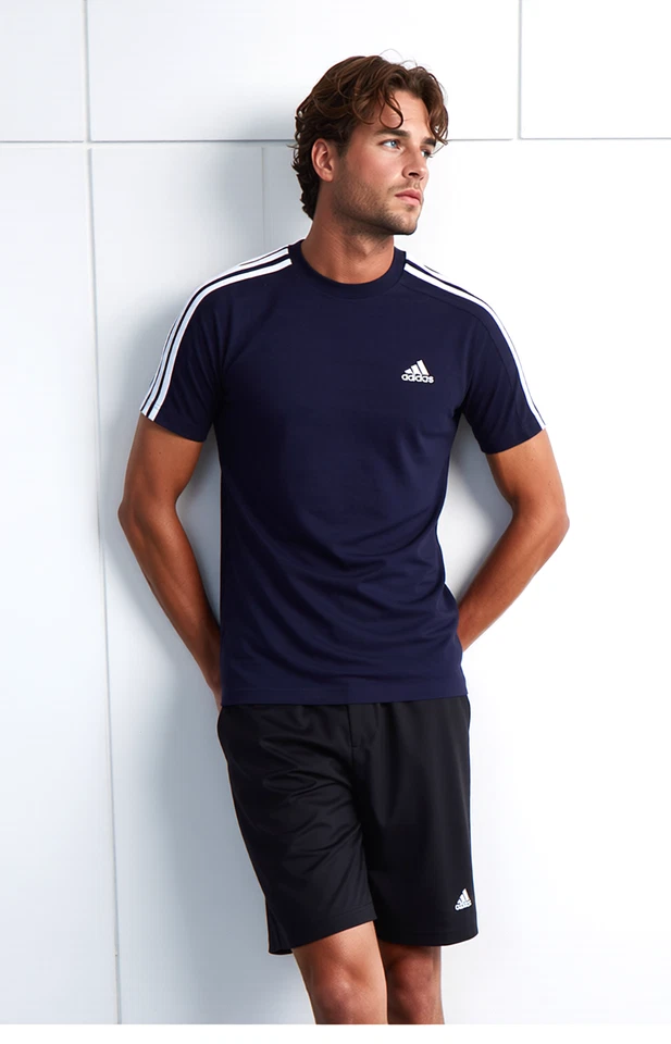 Adidas Camiseta Hombre Essentials Single Jersey 3-Stripes Tee IC9335 Talla 3XL - Imagen 1 de 1