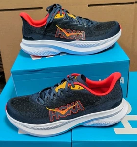 HOKA ONE ONE Mach 6 Mens 11 D Running/Walking Shoes Varsity Navy/Nautical NEW