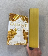 Goldfinch by Raven Kennedy The Plated Prisoner Sprayed Edge Out Of Print New